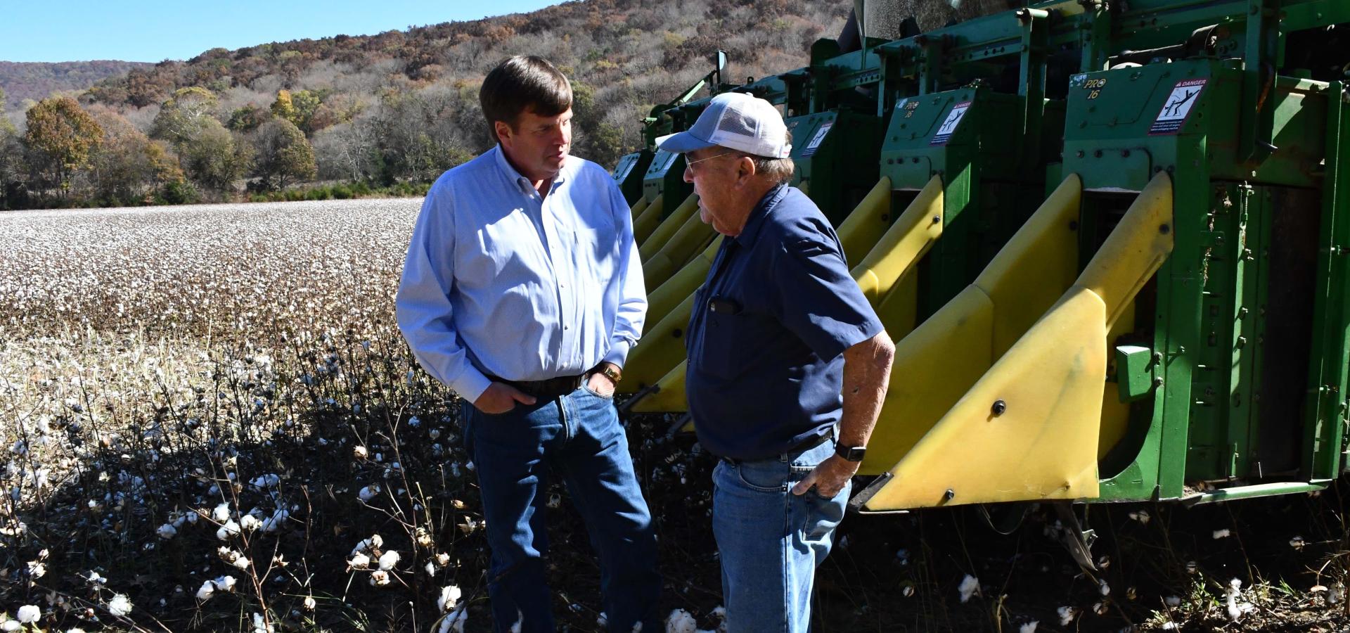 Rep. Strong with Madison Co. Row Crop Farmer