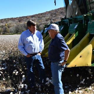 Rep. Strong with Madison Co. Row Crop Farmer