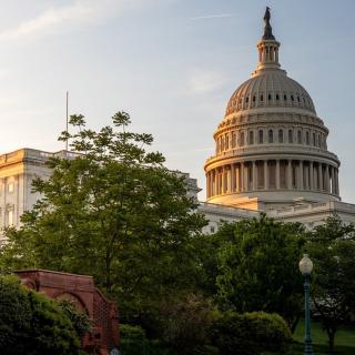 United States Capitol Building at Sunrise